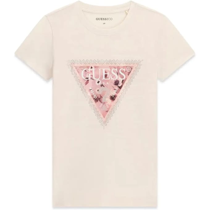 T-shirt dames Guess Cosmos Canvas Triangle