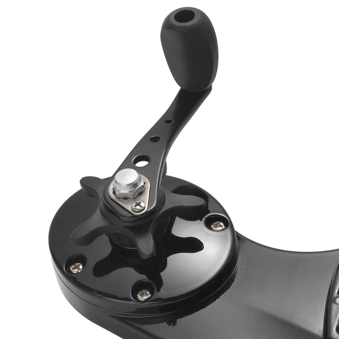 Vislijnspoeler voor Baitcasting Spinning Reel Draagbare vislijnopwindmachine zwart