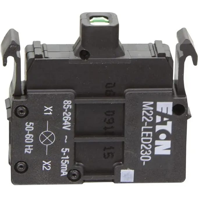 Frontmontage Blauwe Led Indicator Licht 85-264VAC - 218059