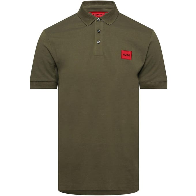 Hugo Heren Deruso Poloshirt (Olijfgroen)