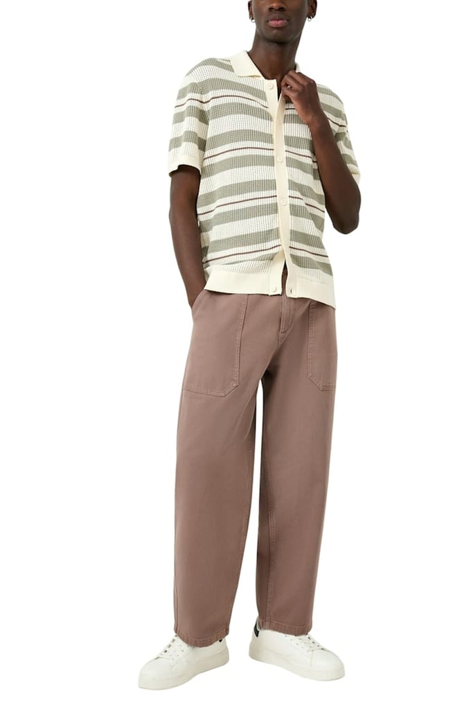 s.Oliver -qs Pullover Shortsleeve Offwhite Taglia: M | Maglioni a maglia Outlet | Uomo | Bianco