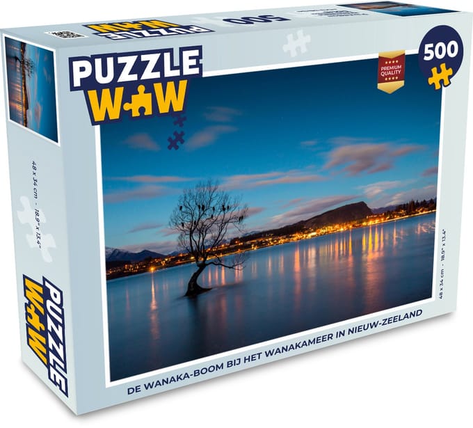 Puzzel Boom - Meer - Stad - Legpuzzel - Puzzel 500 stukjes