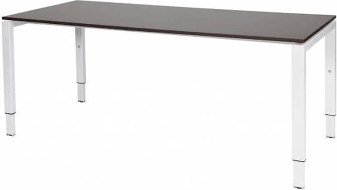 Verstelbaar Bureau - Domino 180x80 logan - wit frame