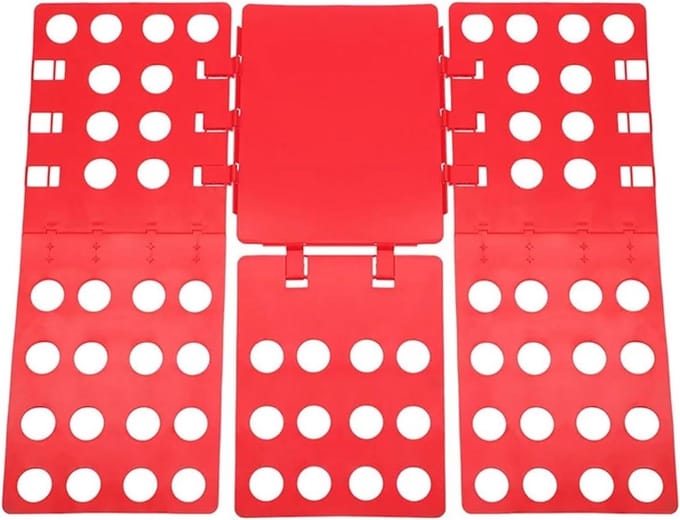 Opvouwbare Tafel - Vouwplank Kleding - Kleding Organiseren - Verstelbaar Ontwerp - One Size - Rood