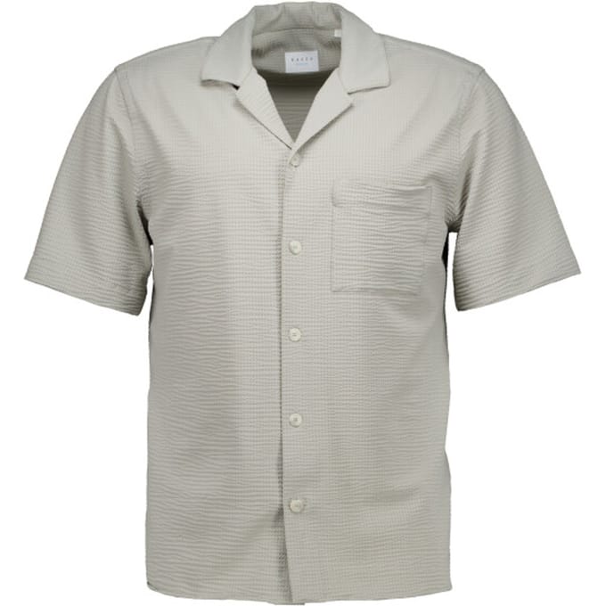 Xacus Active Shirt Korte Mouw Overhemden Lichtgrijs Act440mm/21616