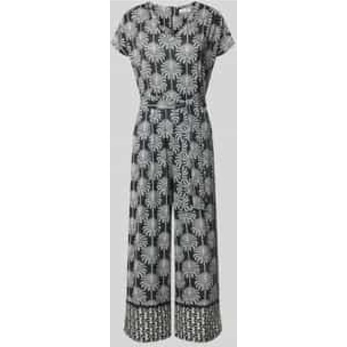Jumpsuit met all-over bloemenmotief