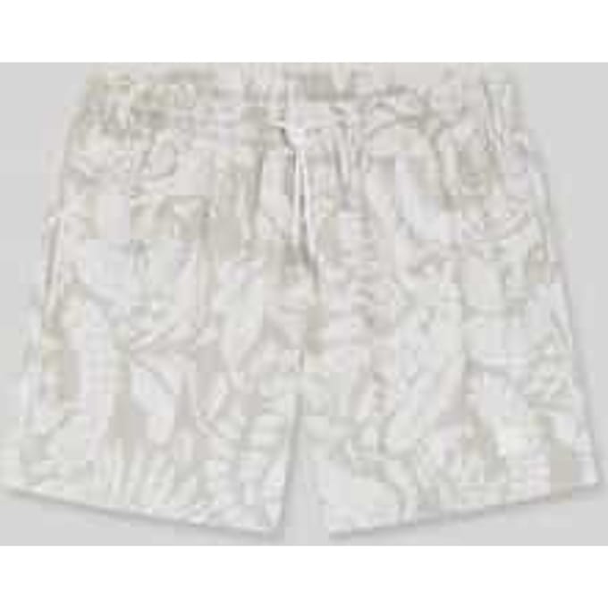 regular fit zwembroek met all-over motief model 'PIRANHA'