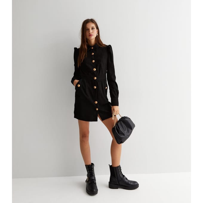 Corduroy Mini Shirtjurk
