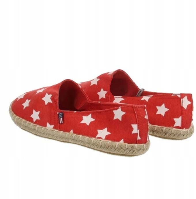 Lexington - Dames Espadrilles - Rood - Maat 36/37 - Textiel
