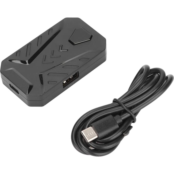 Keyboard Muis Adapter Plug and Play USB Gaming Muis Toetsenbord Converter voor AndroidF Of Mix Lite gray