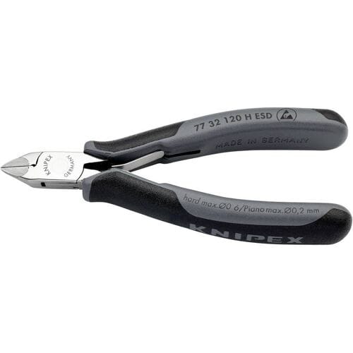 Knipex elektronica-zijsnijtang met hardmetalen snijkant ESD -7732120HESD