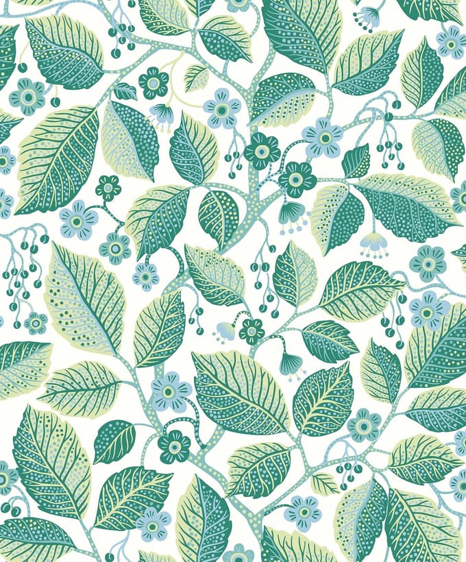Boråstapeter Vliesbehang 7784 - Adorn - Botanisch Groen - 53cm x 10.05m