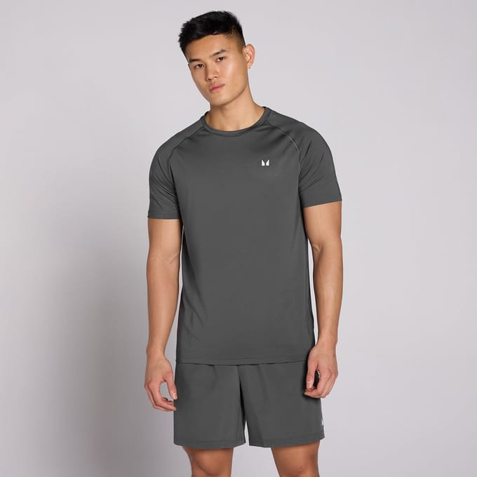 MP Men's Training Short Sleeve T-Shirt - Dark Grey - S