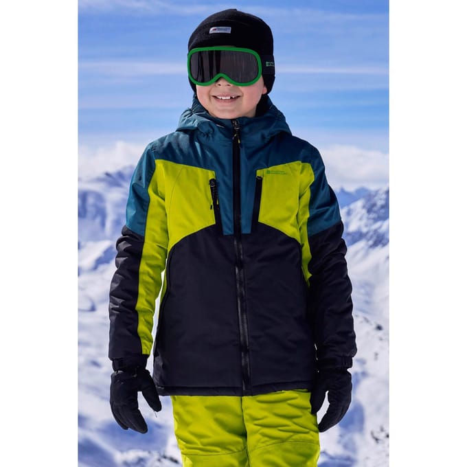 Mountain Warehouse Kinderen/Kids Galactic II Extreme Ski Jacket (Groen)