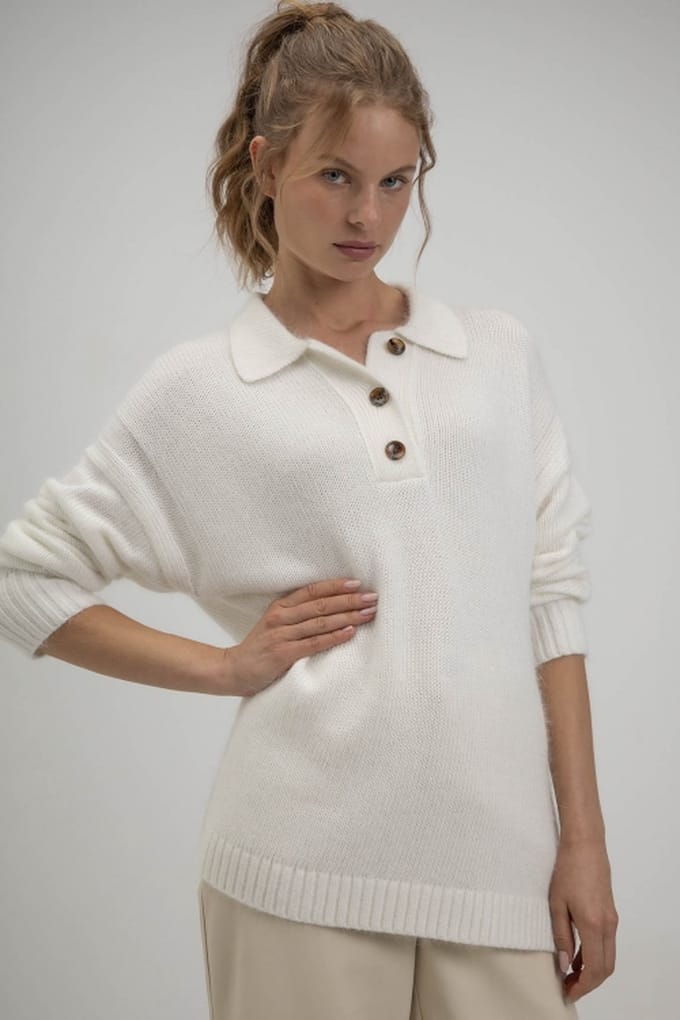 Josephine & Co Sascha Sweater Off White Taglia: S | Maglie a manica lunga Outlet | Donna | Bianco