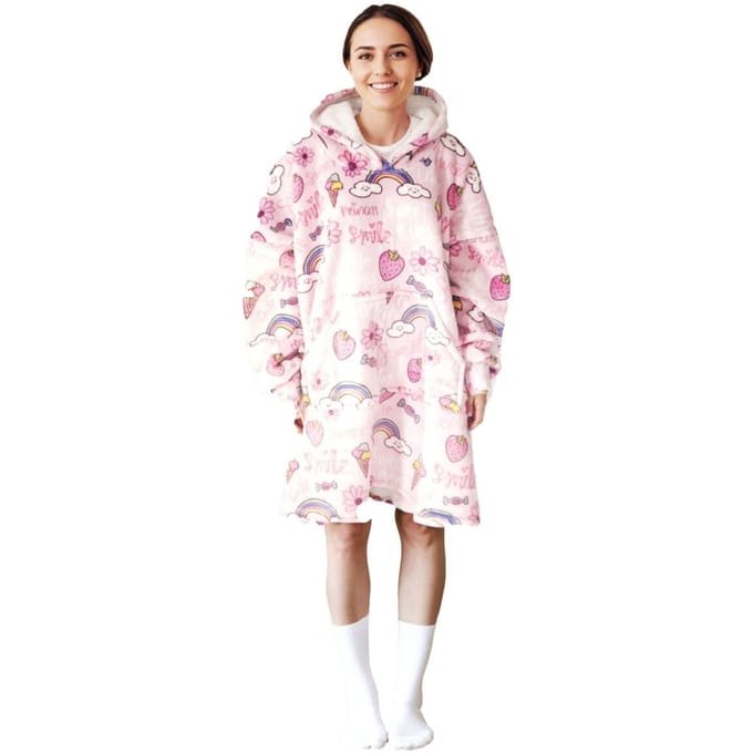 Noxxiez hoodie deken - sweet