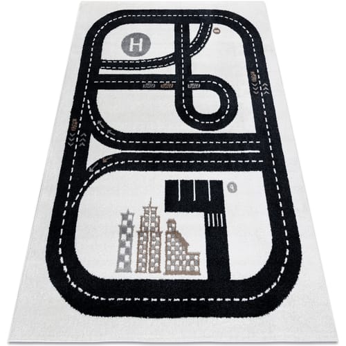 Kleden Rugsx Tapijt FUN Track voor kinderen, straat, stad 200x290 cm