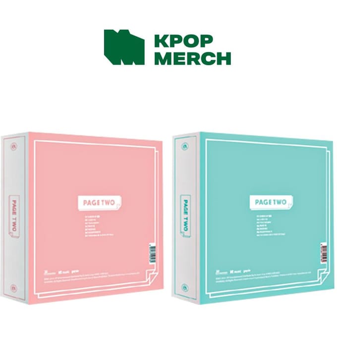 TWICE - PAGE TWO (Het 2e Mini-album) Pink Ver. blue
