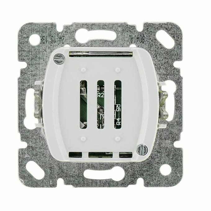 Dimmer 600W wit - (Mecha+sleutel) Karre Novella-assortiment wit