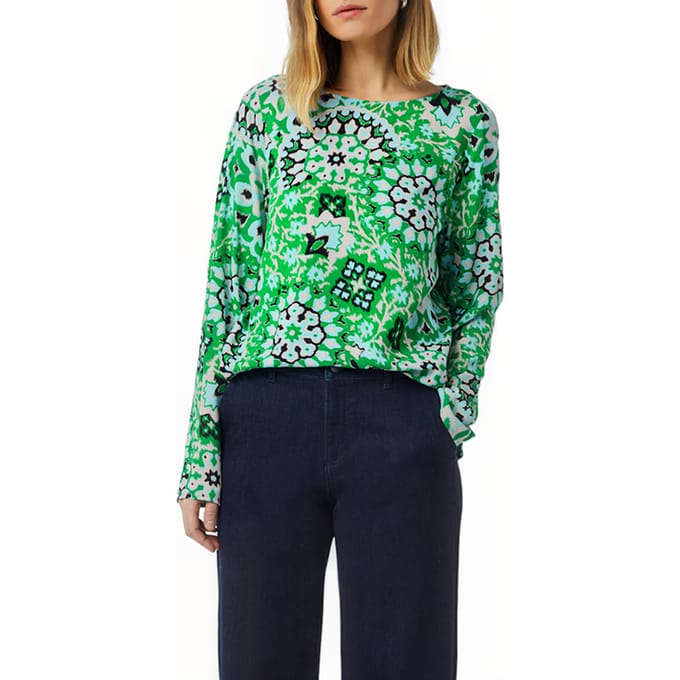 Comma Blouse Green Taglia: 34 | Maglie a manica lunga Outlet | Donna | Verde