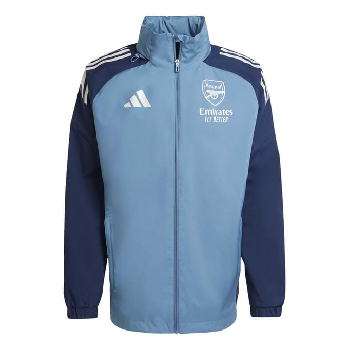 Castore Heren Arsenal FC Regular Raglan Jacket (Blauw)