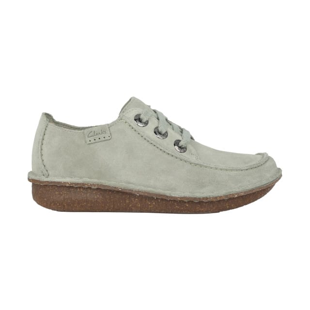 Clarks Funny Dream - dames veterschoen - Groen - maat 38 (EU) 5 (UK)