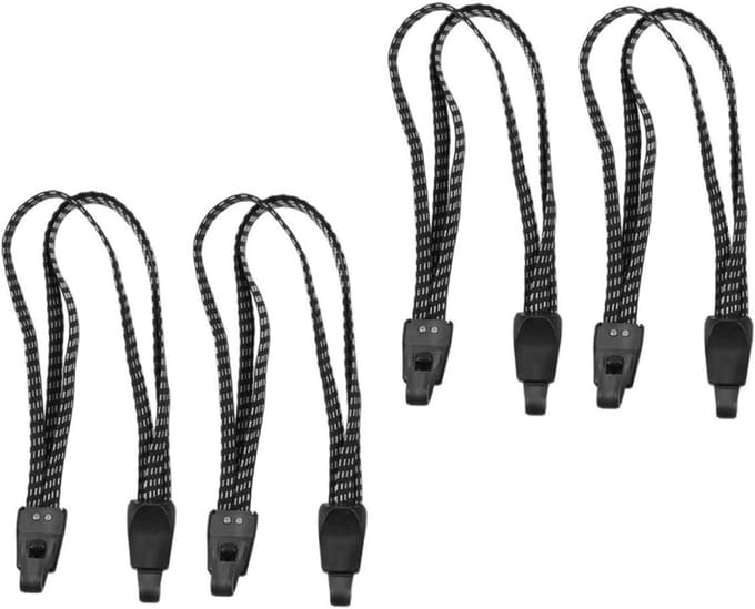 Elastische Banden - Bagagekoorden - Bagage Vervoeren - Duurzame Constructie - 650 Mm - Zwart