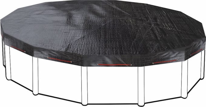 Afdekzeil voor rond zwembad 600cm (zeilmaat 660)