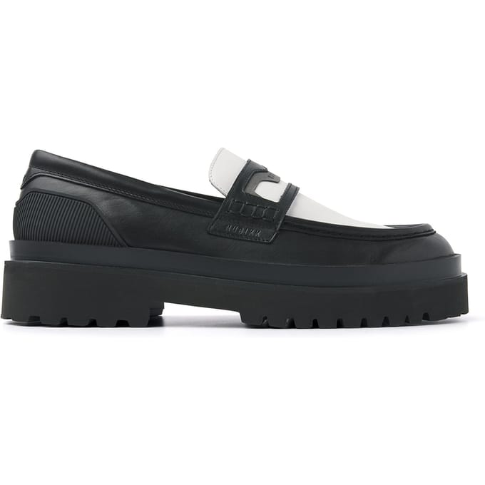 Nubikk Ethan Gatsby Black Leather-white Größe: 41 | Loafer Outlet | Herren | Schwarz