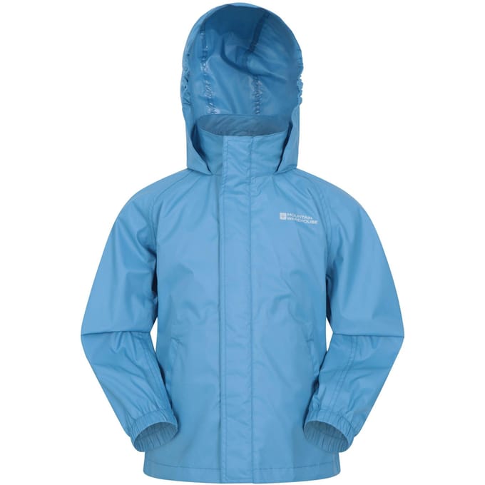 Mountain Warehouse Pakka II Waterdichte Jas voor Kinderen/Kinderen (Blauw)