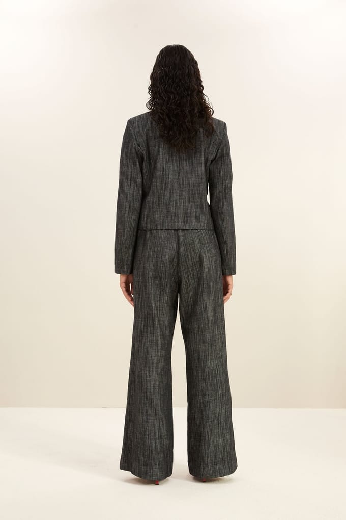 By-Bar Adina Twill Blazer Jet Black Größe: S | Blazer Outlet | Damen | Schwarz