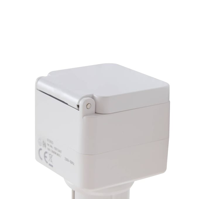 LUUMR Slimme Stekker Lykka, EU, WiFi, Tuya, binnen, buiten, wit