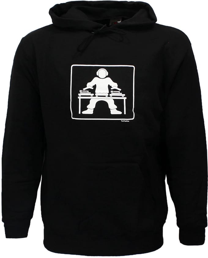 Deejay DJ Disc Jockey Hoodie Sweater - Origineel Design - S