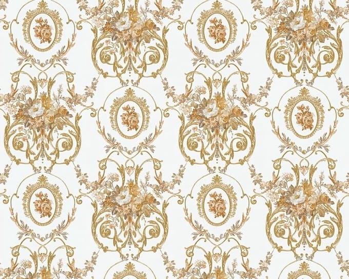 Engelse bloemen behang 95493-5