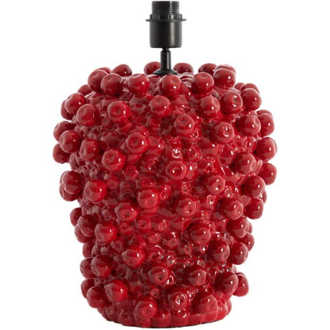 Light & Living - Lampvoet BERRIES - 31.5x31x35 cm - Rood