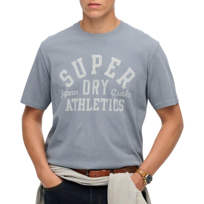 Superdry Vintage Athletic Essential Graphic Shirt Heren - Maat M