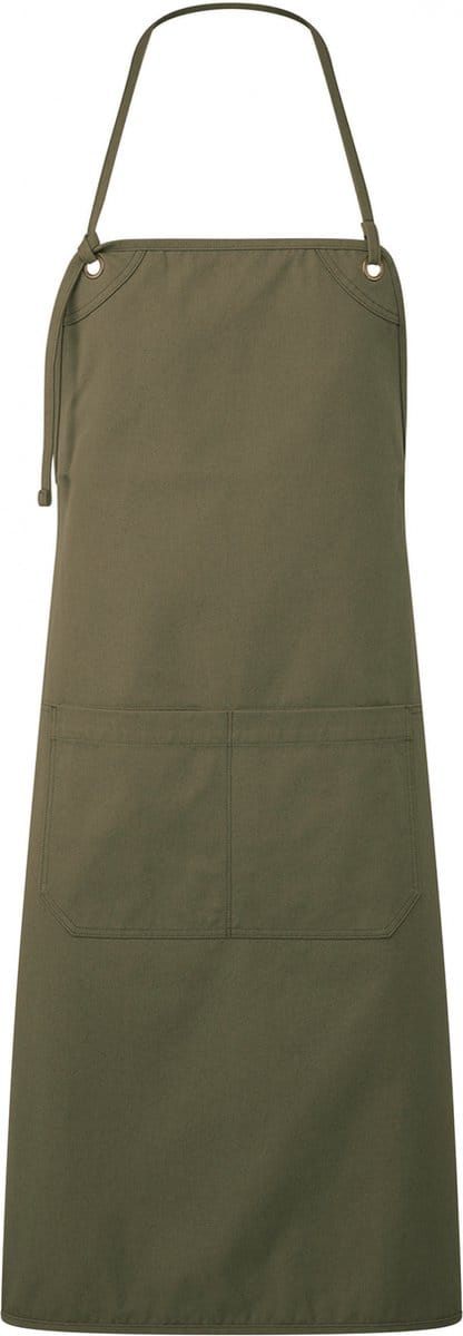 Schort/Tuniek/Werkblouse Unisex One Size Premier Olive 60% Katoen, 40%