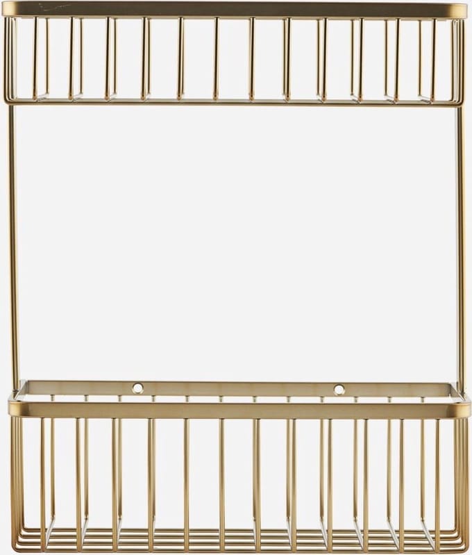 House Doctor Bath Basket Medium - Brass (WG0321)