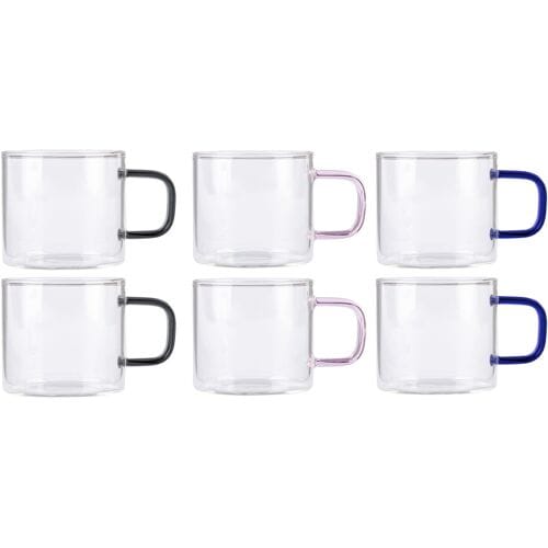 ERNESTO Glazenset (Espressokopjes set van 6)
