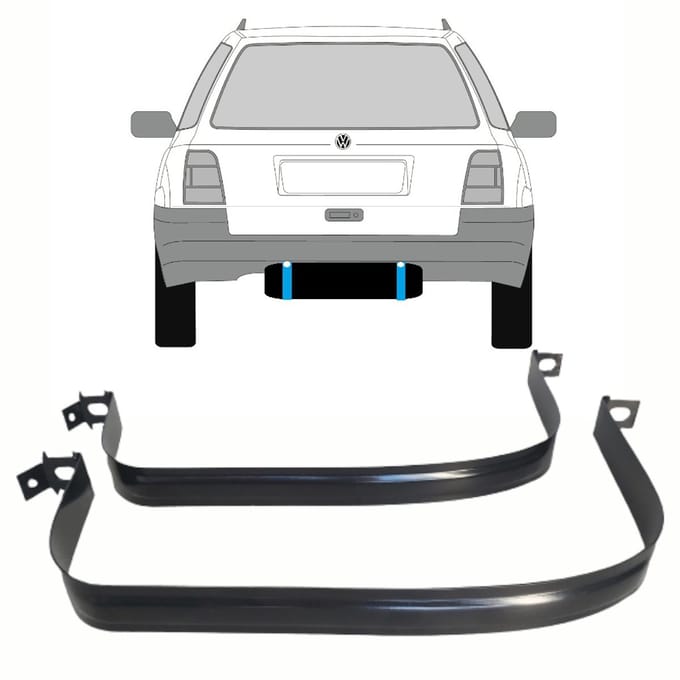 Brandstoftank klemmen voor Volkswagen Golf 3 1991-1998 / COMBI