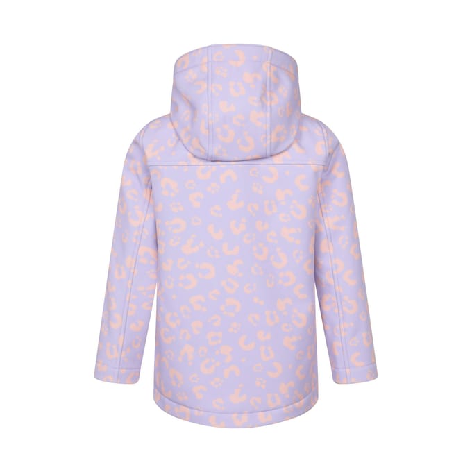 Mountain Warehouse Kinder/Kids Exodus Bedrukt Waterafstotend Soft Shell Jasje (Lichtpaars)