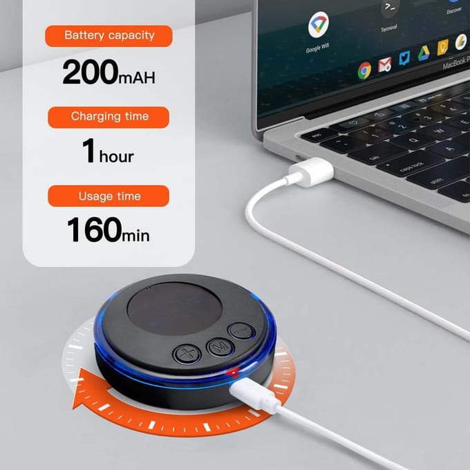 EMS multifunctionele draagbare mini-pulsmassage-patch Elektrische cervicale stimulator voor cervicale wervelkolom Fysiek 8-modus puls-spierstimulator-therapie Remote control version blauw