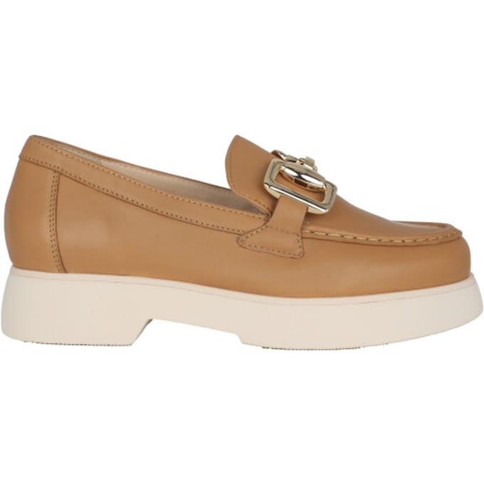Högl Fred - dames instapper - Bruin - maat 34.5 (EU) 2.5 (UK)