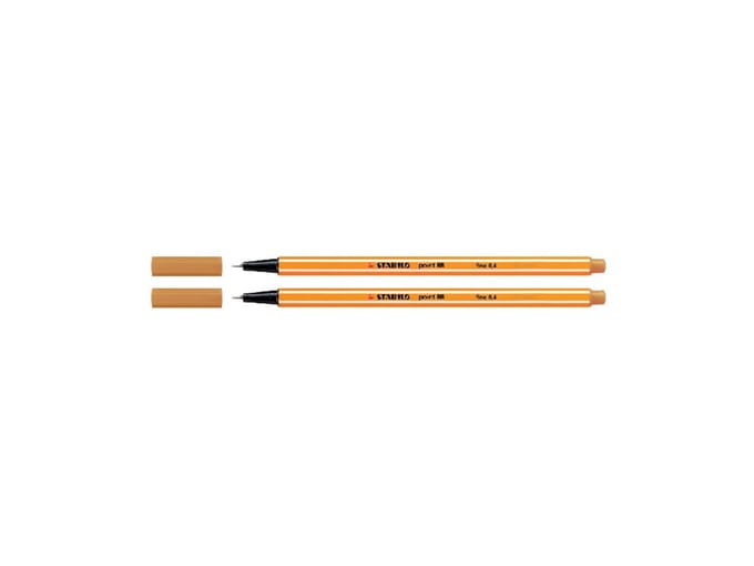 STABILO point 88 - Fineliner 0,4 mm - Apricot - per stuk