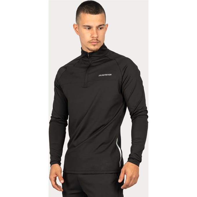 XXL Sportswear Training 1/4 Zip Pullover - Black Zwart M