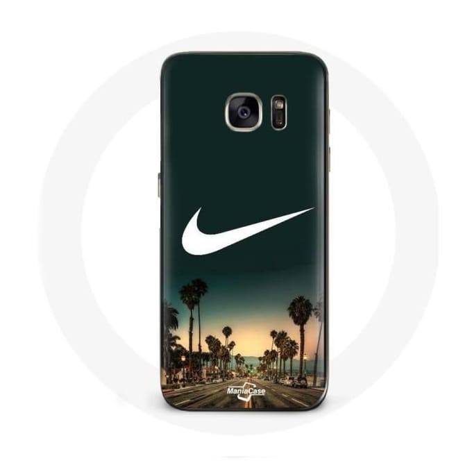 Coque pour Samsung Galaxy S7 Edge Nike palmier miami