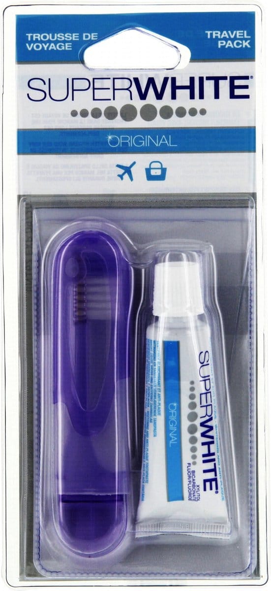 SuperWhite Original Tandenborstel en Tandpasta 15ml - Travel Pack