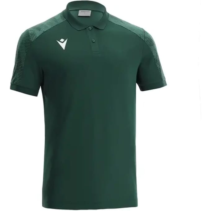 Macron Excellence Rock Polo Heren - Donkergroen | Maat: M