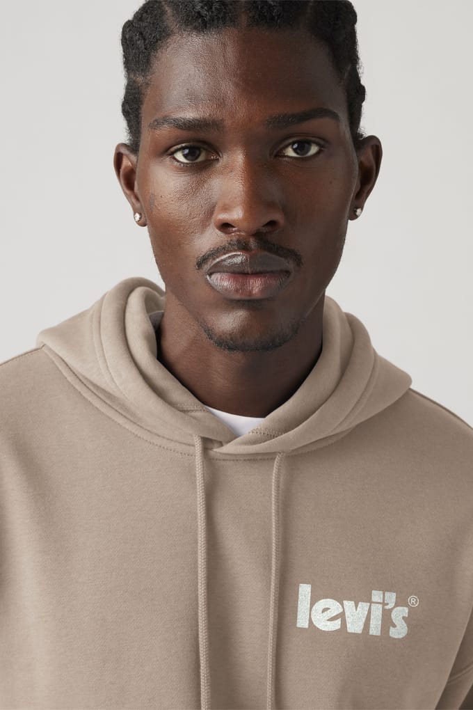 Levi's Relaxed Graphic Sweatshirt Taglia: M | Felpe con cappuccio Outlet | Uomo