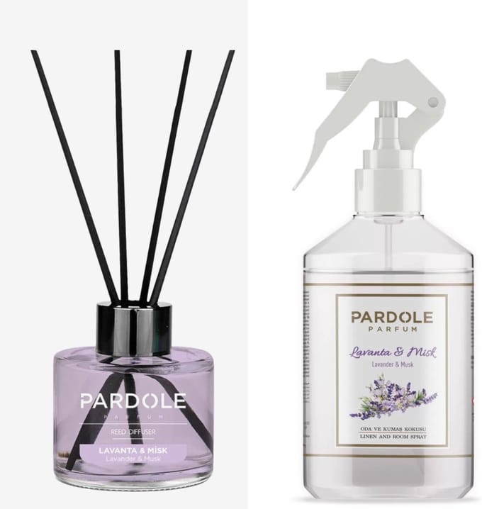 Pardole Lavander & Musk Huisparfum - Geurstokjes - Pakket 600ML